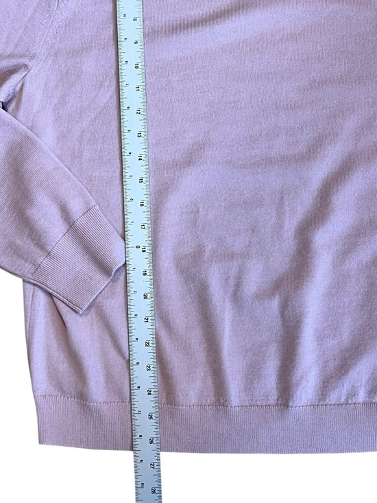 J. Crew Men’s Sz XL Pink 100% Merino WoolV-Neck Sweater - Picture 11 of 12